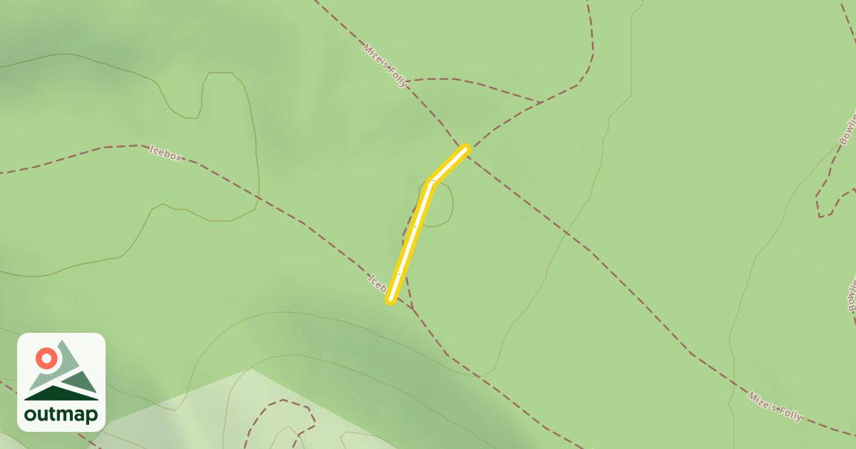 Map of Four Corners Connector Trail