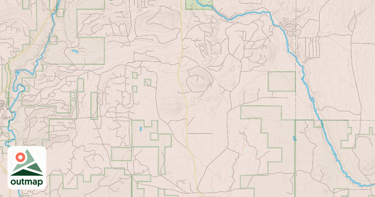Map of BERGLAND SNOWMOBILE #11 N