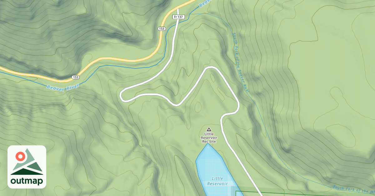 Map of KENTS LAKE LABARON