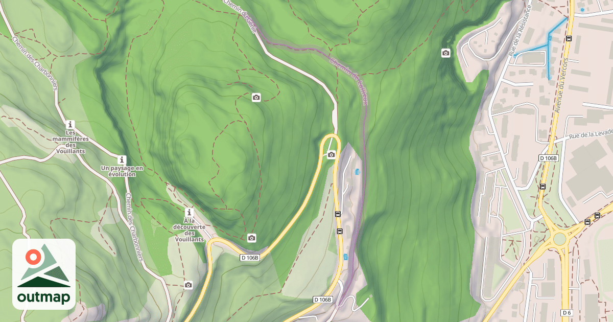 Map of Chemin de Lallieux