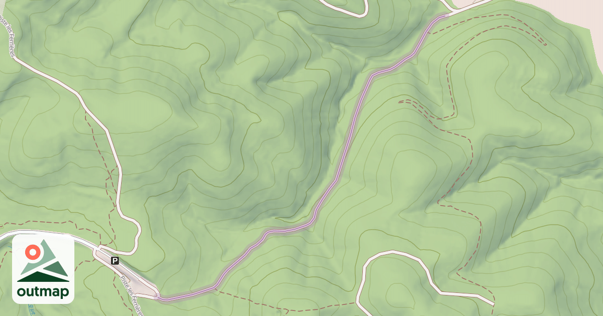 Map of Ancienne Route Pierre Levée