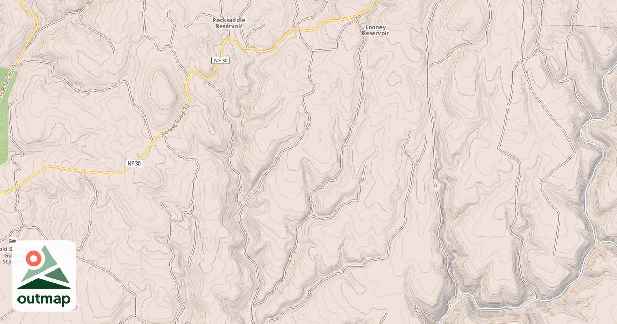Map of USFS Motor Vehicle Use Map Roads {733C039E-2B59-407F-AFE9-C50326C32F82}