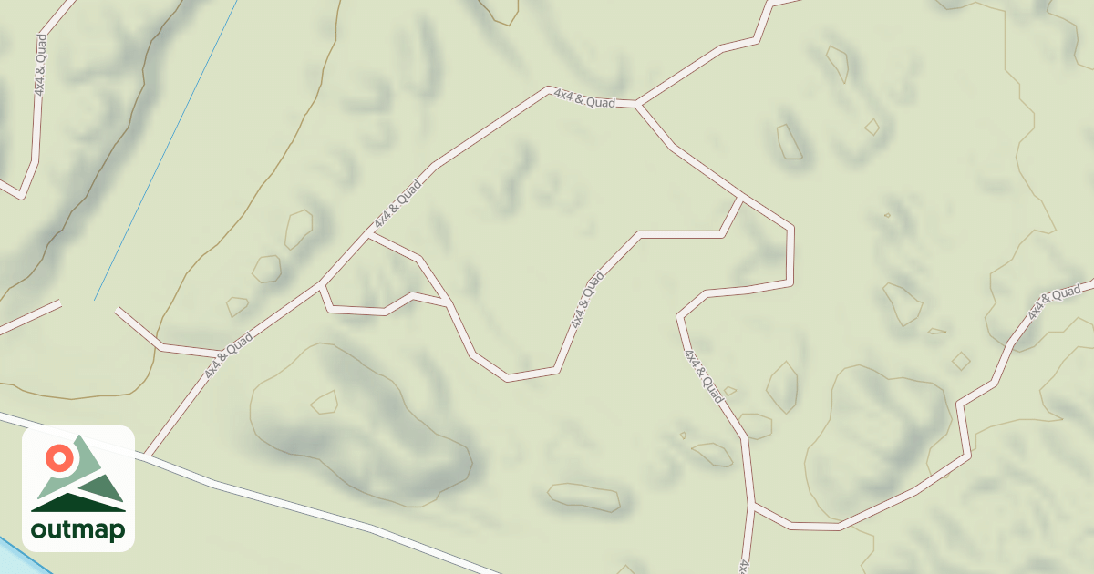 Map of Interlake State Recreation Area Trails