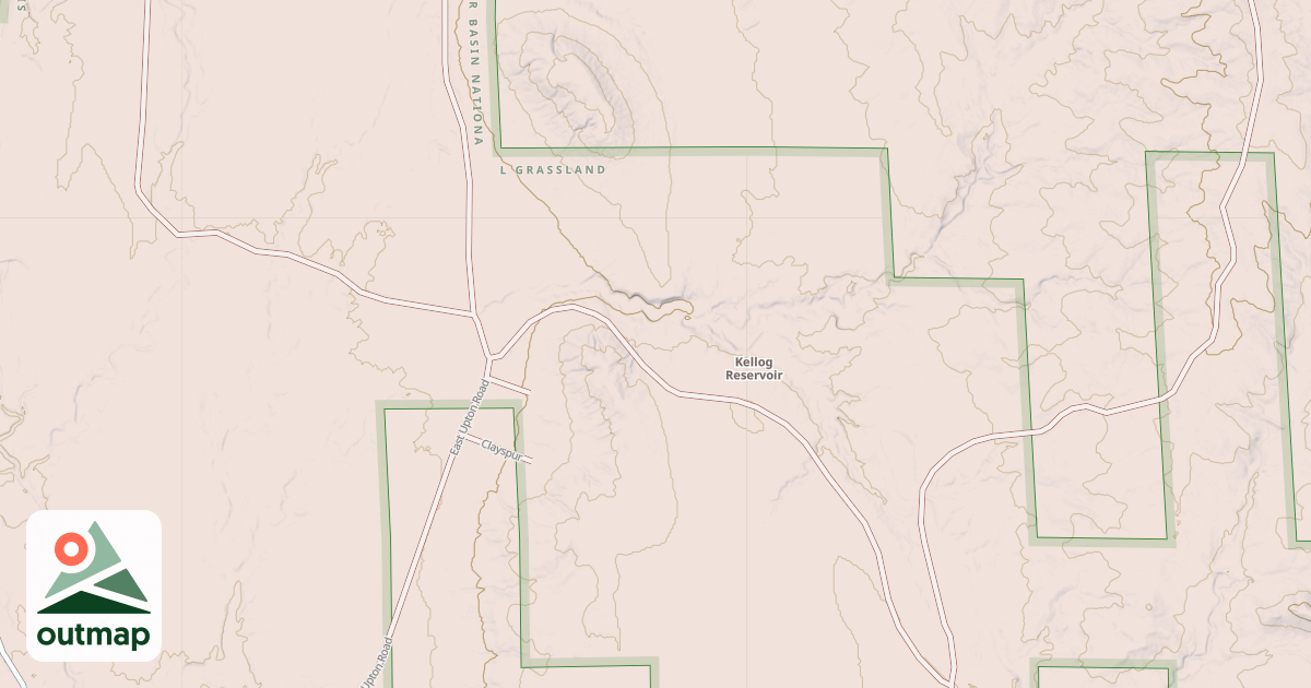 Map of USFS Motor Vehicle Use Map Trails 20525