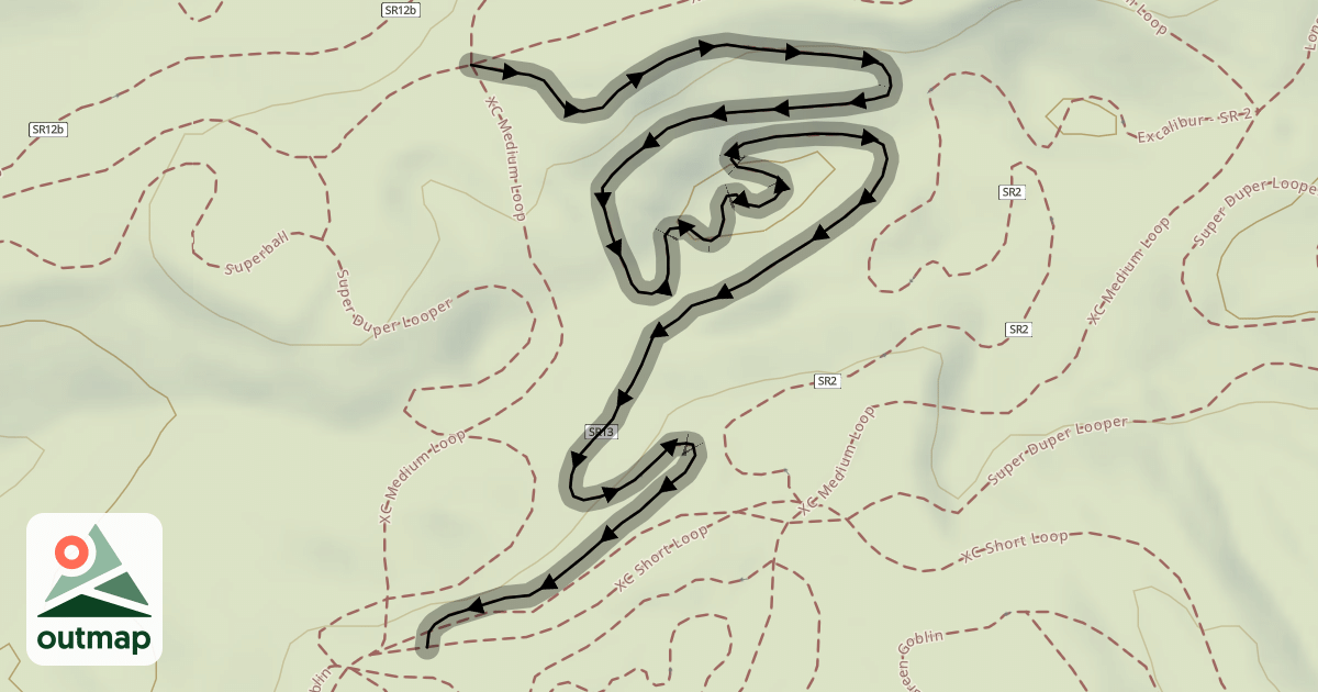 Map of Excalibur - SR 13