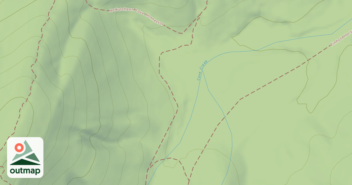 Map of Mccutcheon Cove Loop