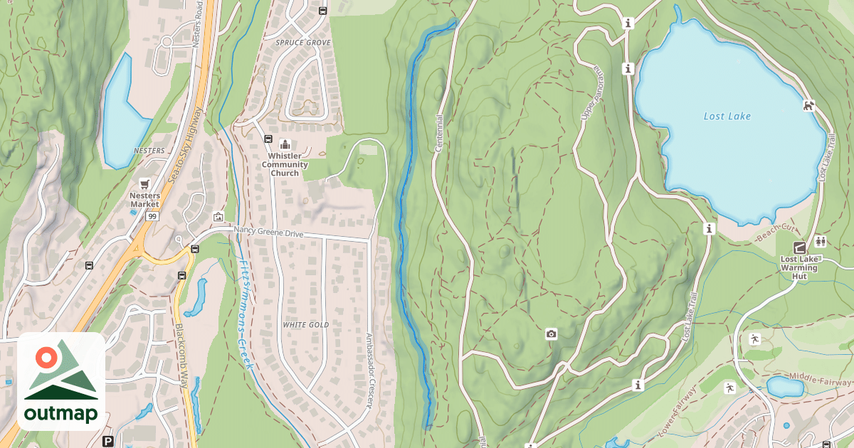 Map of White Gold Traverse