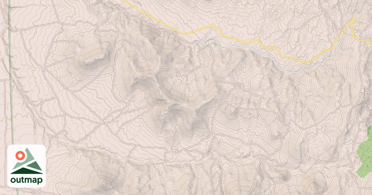 Map of CORRAL CANYON