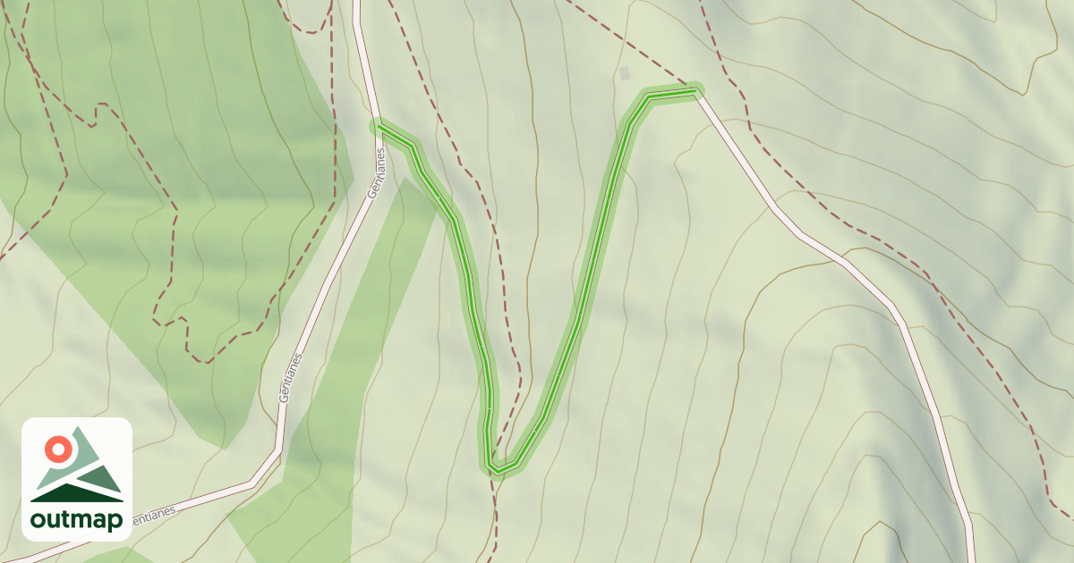 Map of Rocher du Cerf