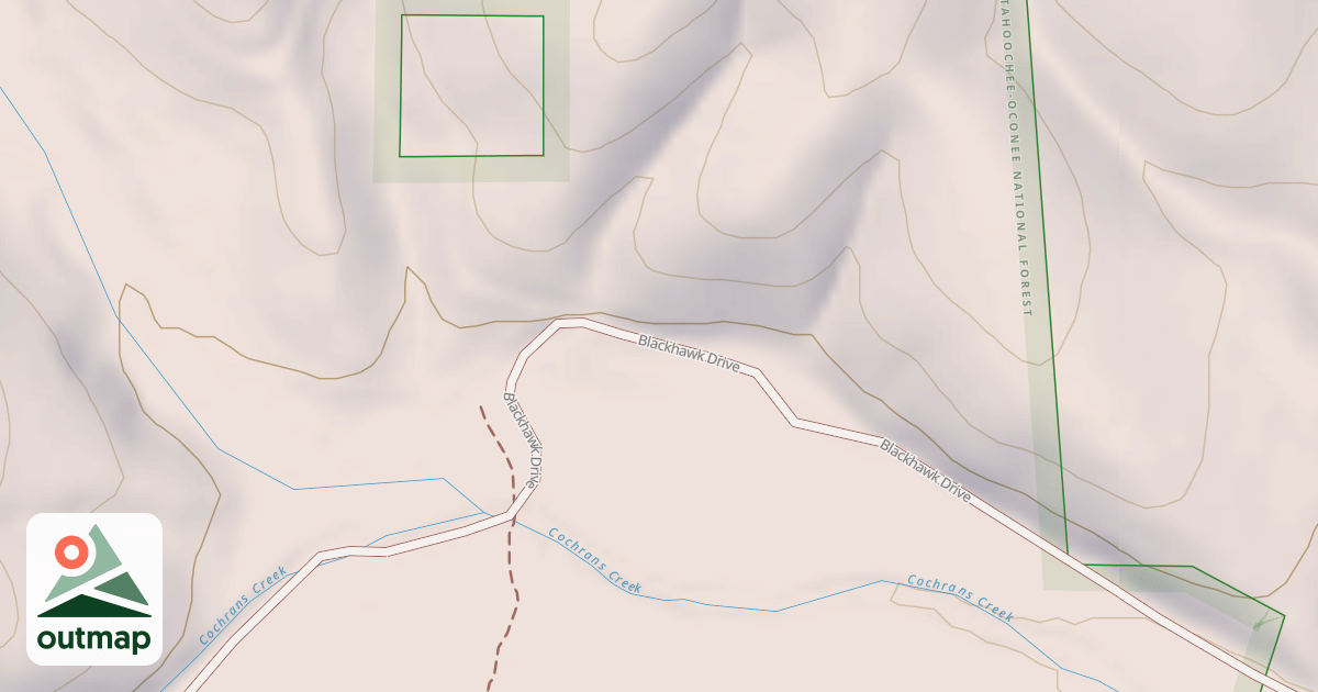 Map of COCHRAN FALLS