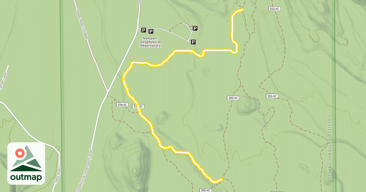 Map of Perspiration Trail
