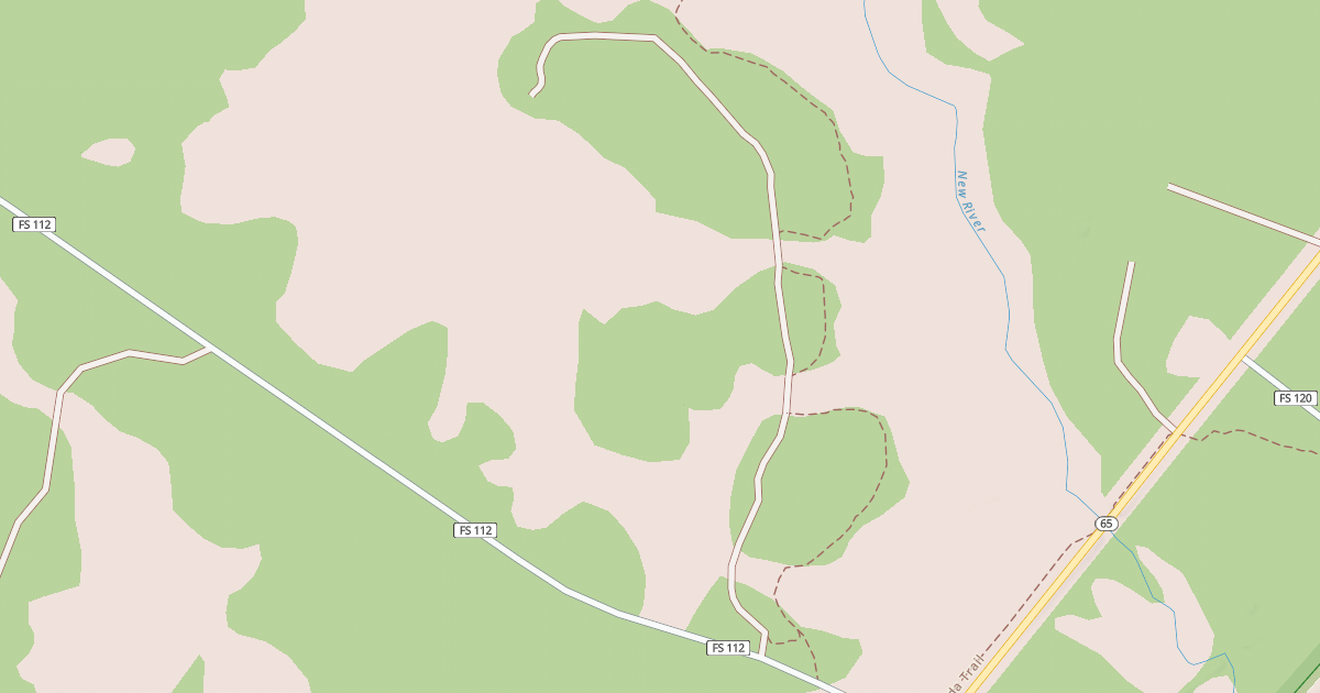Map preview of USFS Motor Vehicle Use Map Roads {A7E6E391-9F8E-4439-9E6F-D343A3A65C4E}