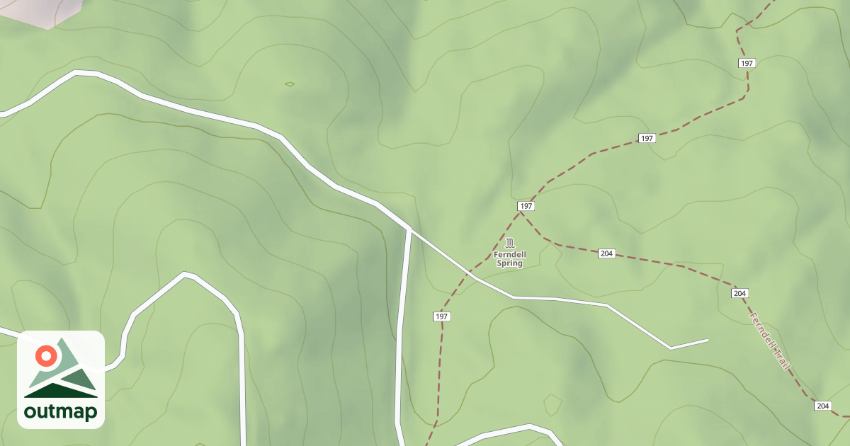 Map of FERNDALE SPRING