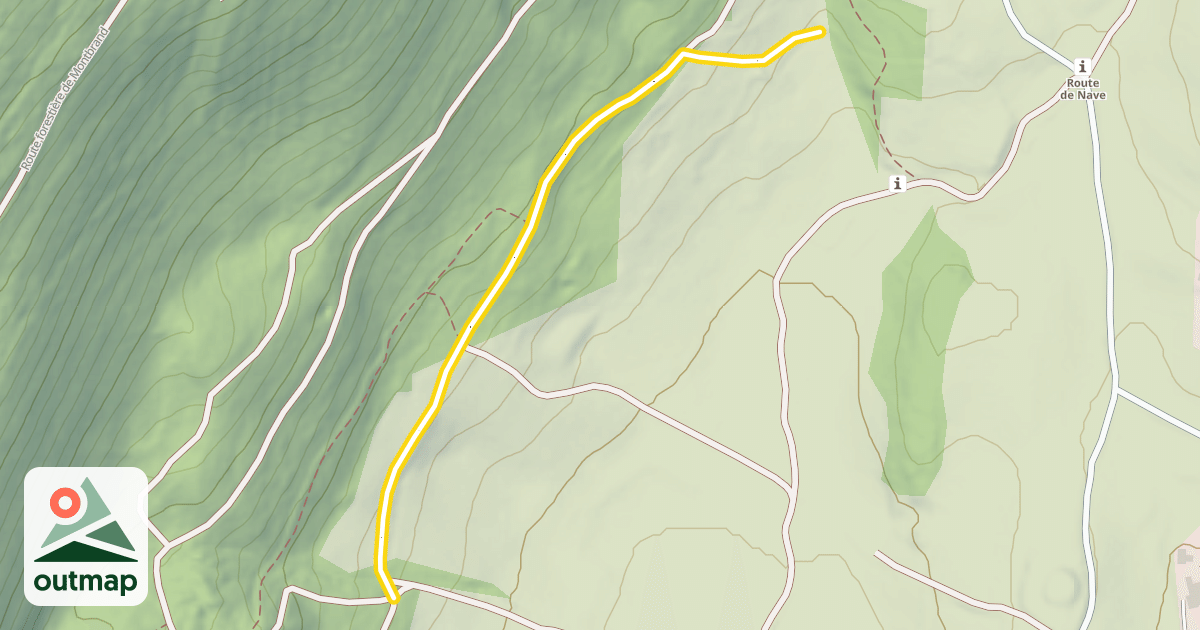 Map of Les Sargniez / Le Châtelard