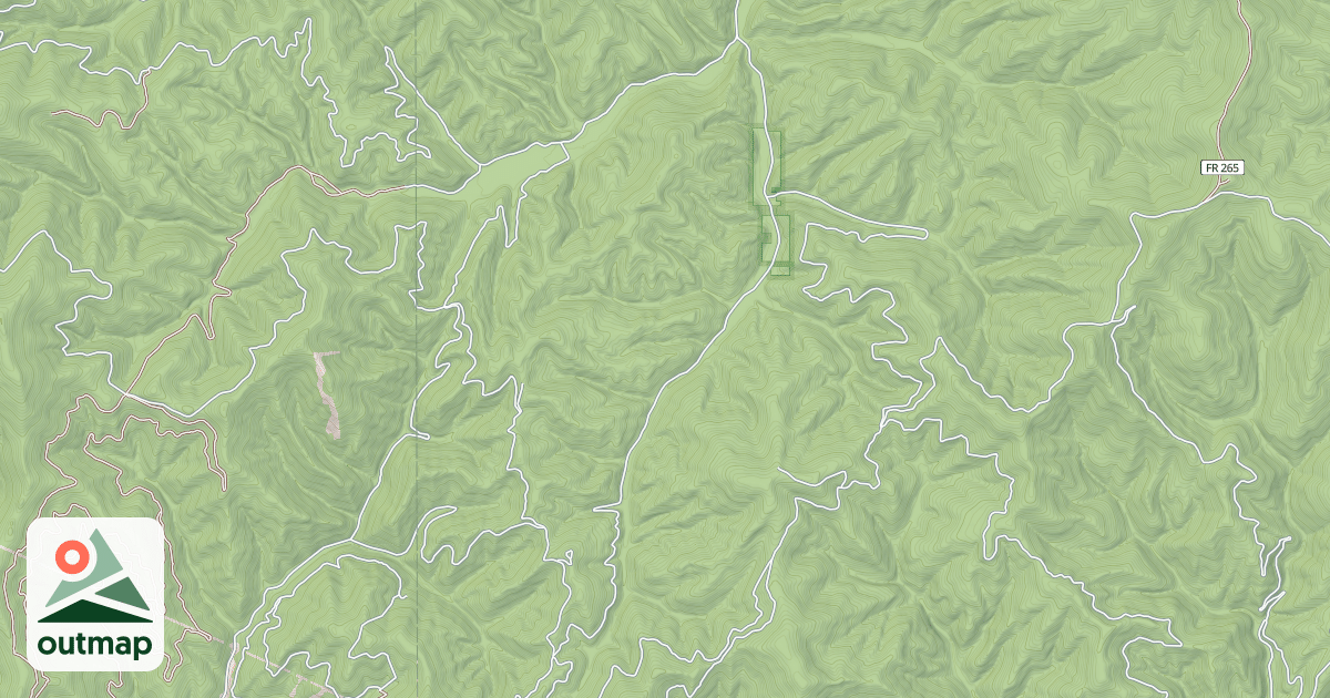 Map of LEIBERG-TEPEE CREEK