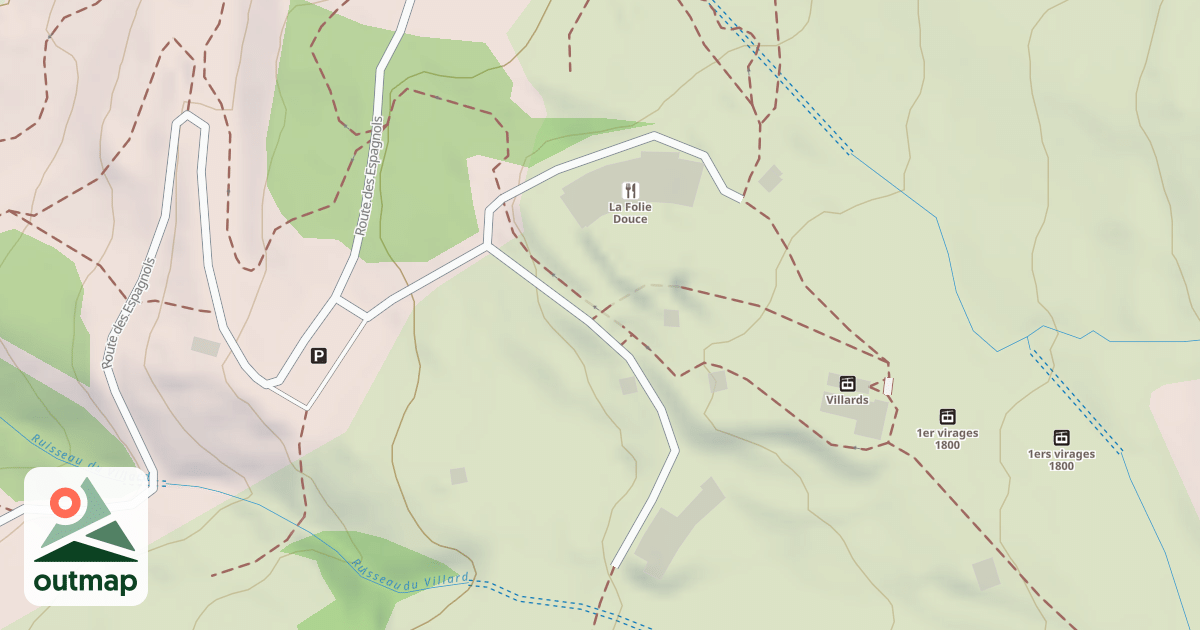 Map of Luge Villards