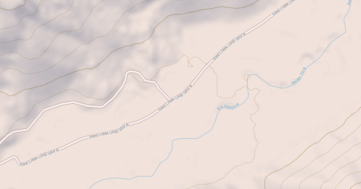 Map preview of Dallas Fork Snowmobile