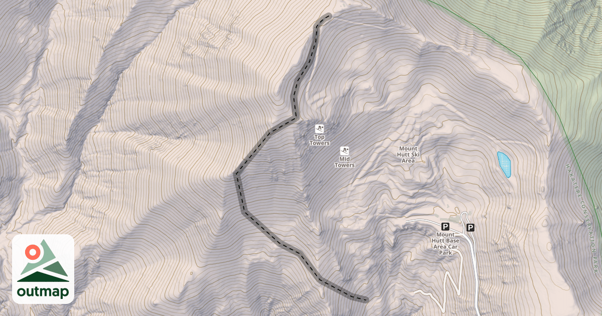 Map of South Face