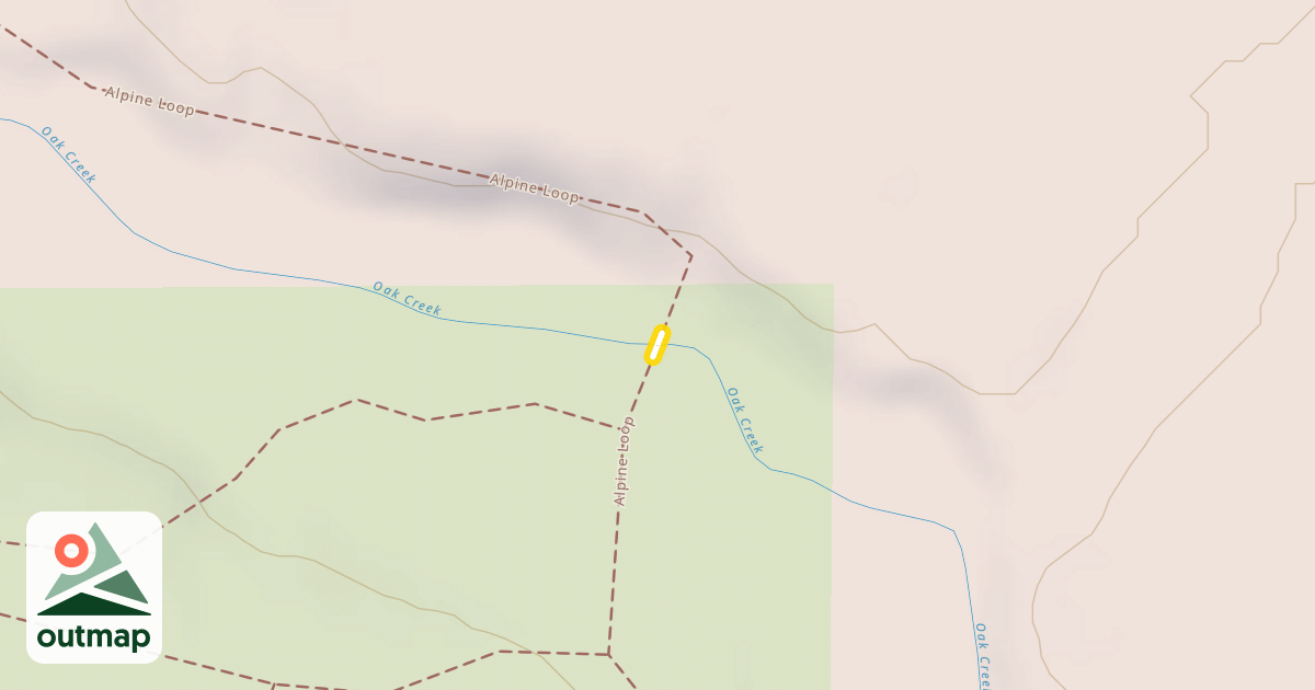 Map of Alpine Loop