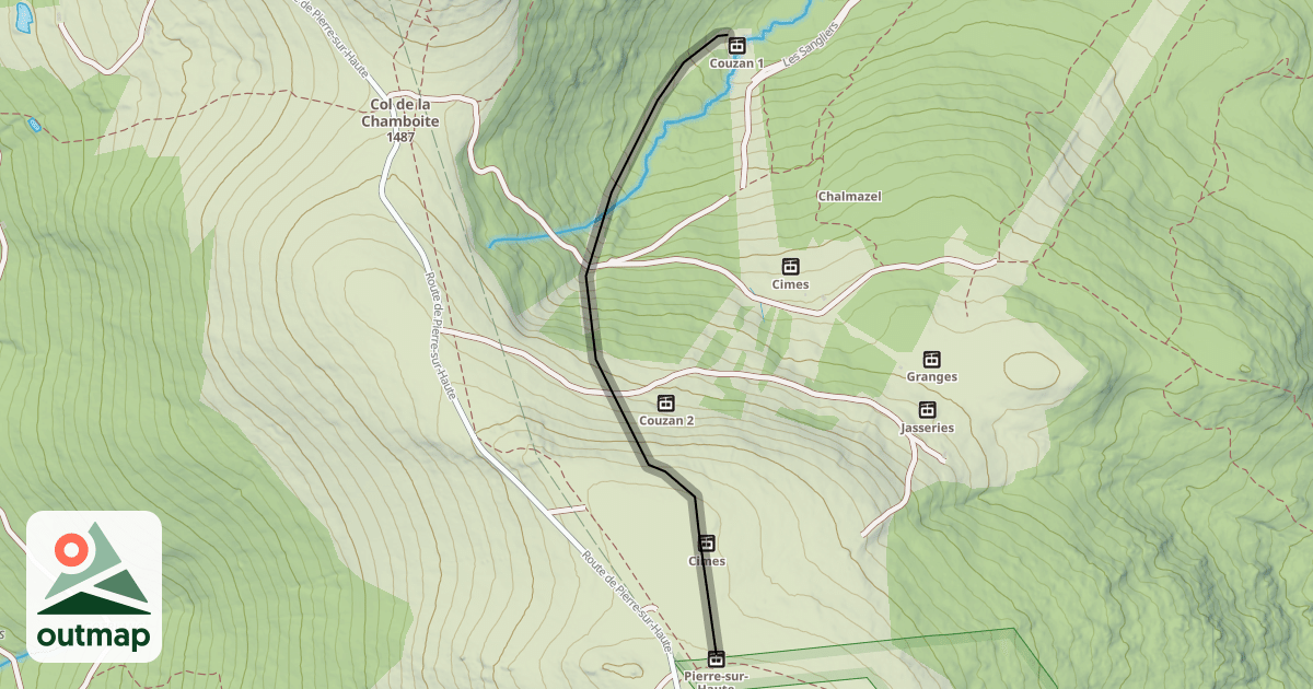 Map of Le Baraban