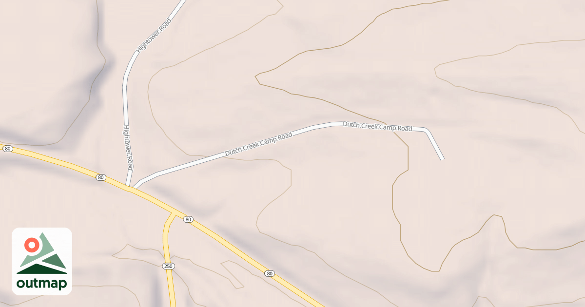 Map of DUTCH CREEK CCC