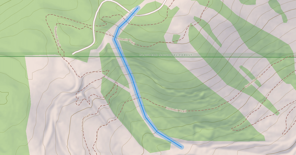Map preview of Ranger Trail