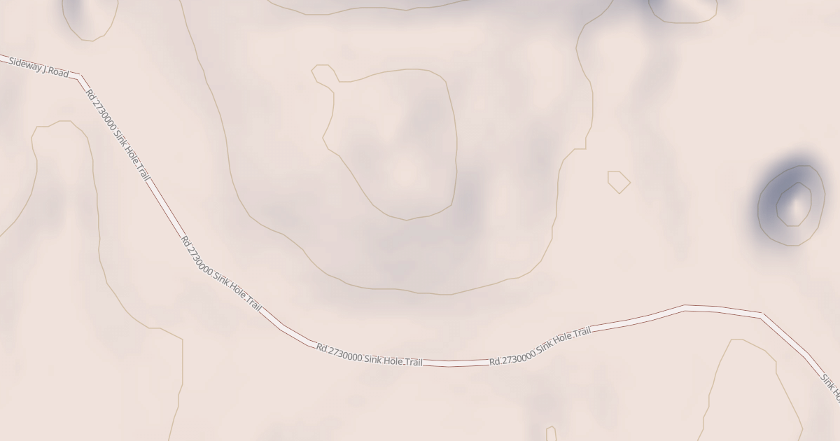 Map preview of Rd 2730000 Sink Hole