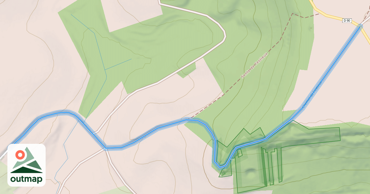 Map of Chemin de Festieux