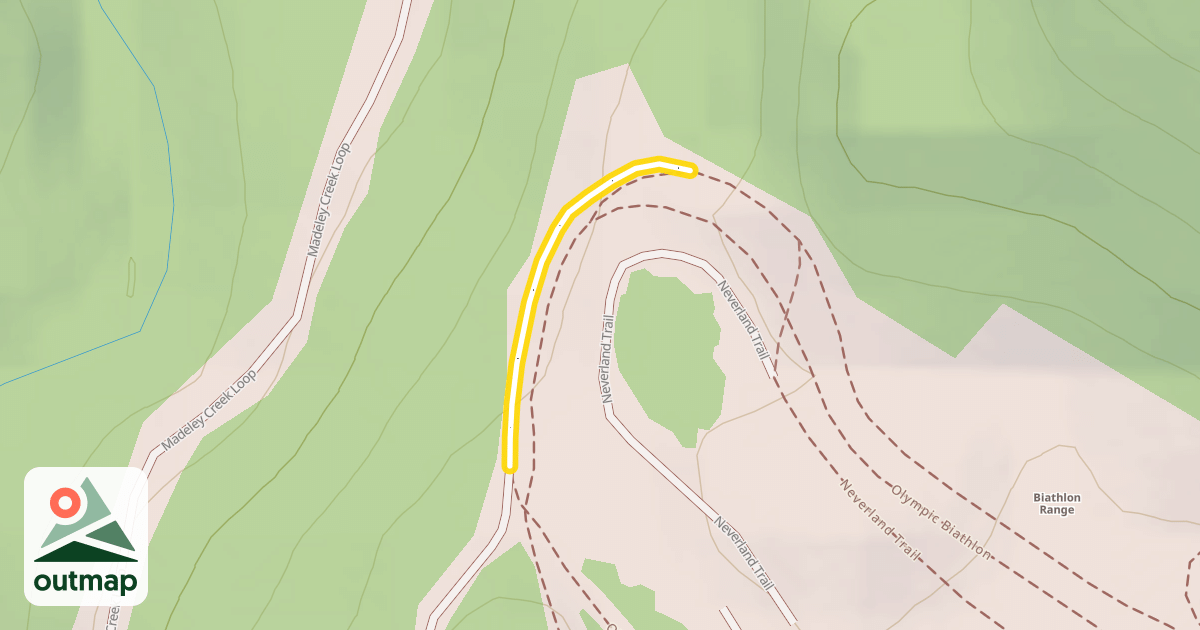 Map of Olympic Biathlon