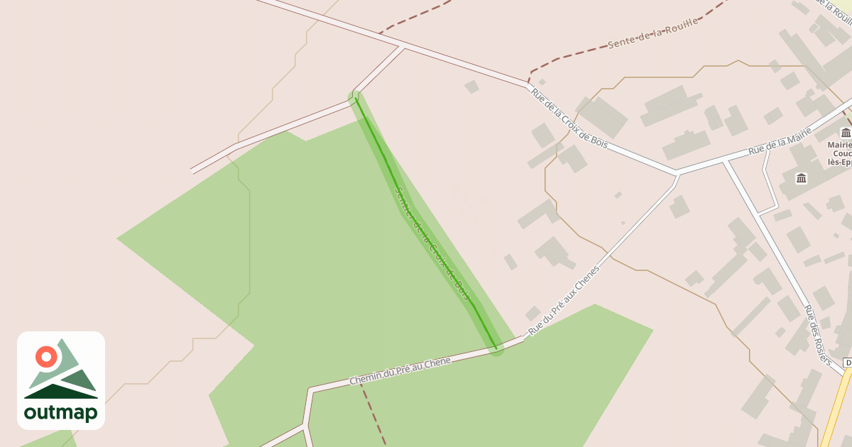 Map of Sentier de la Croix de Bois