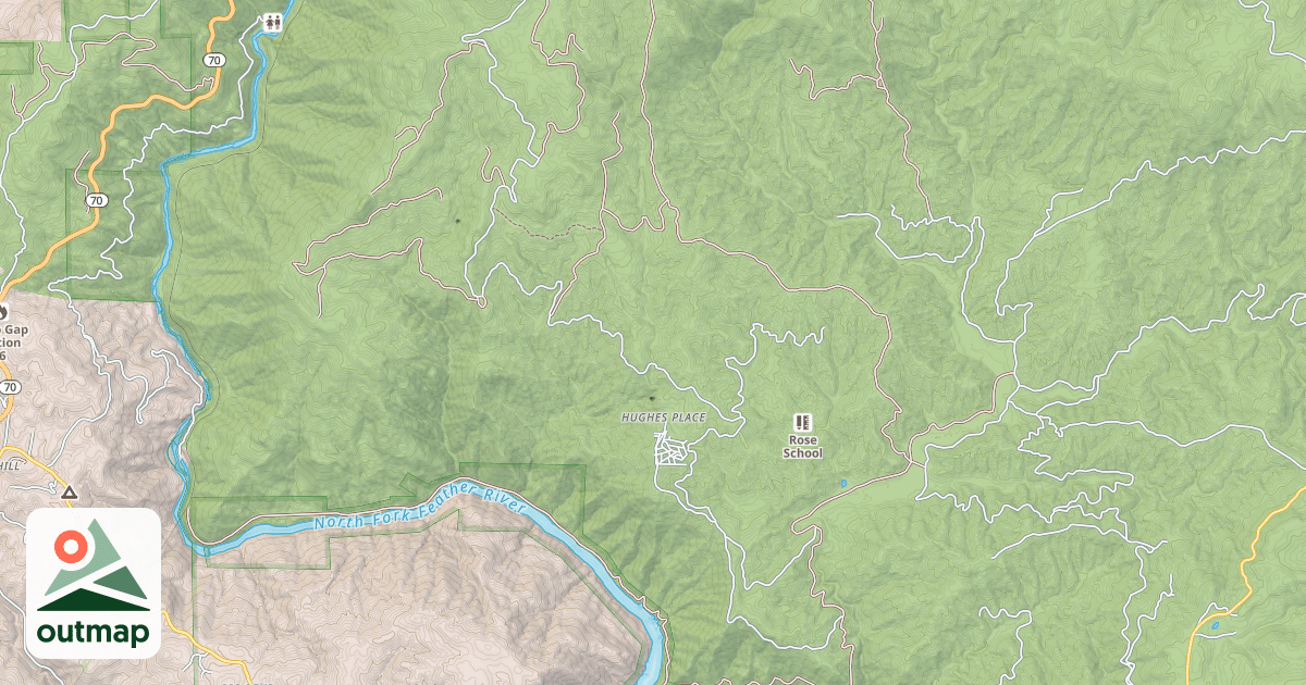 Map of FOUR TREES