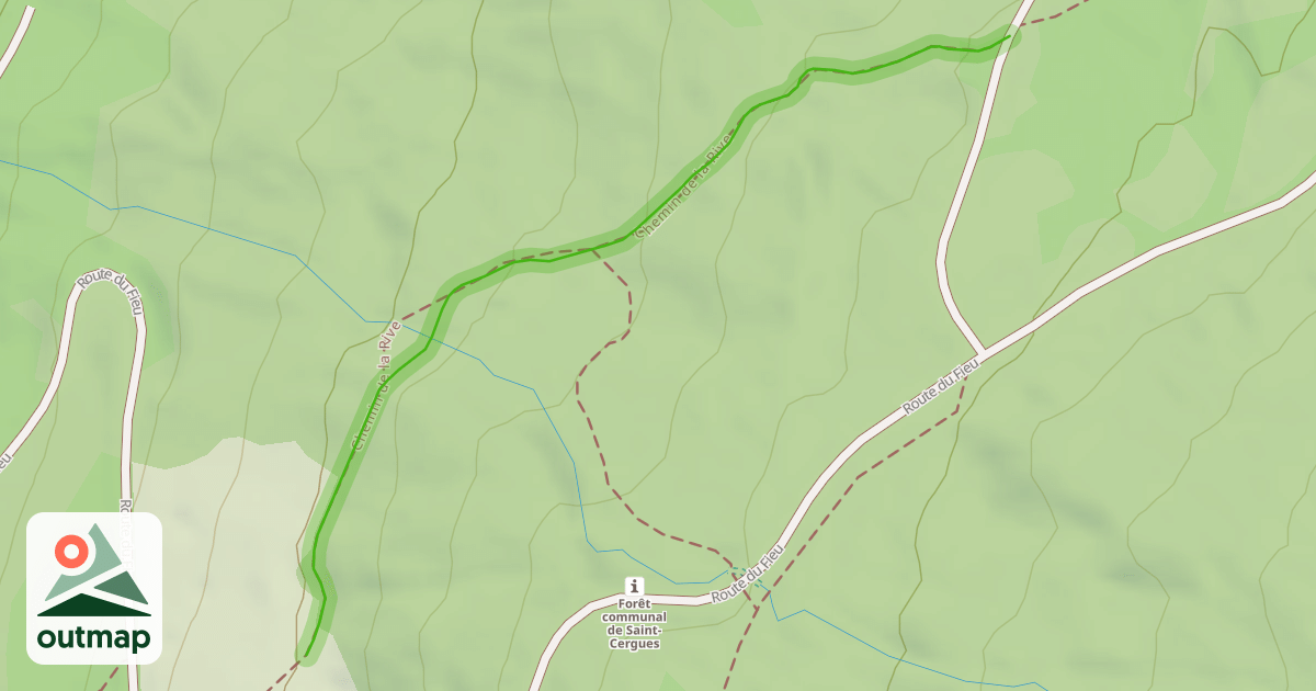 Map of Chemin de la Rive