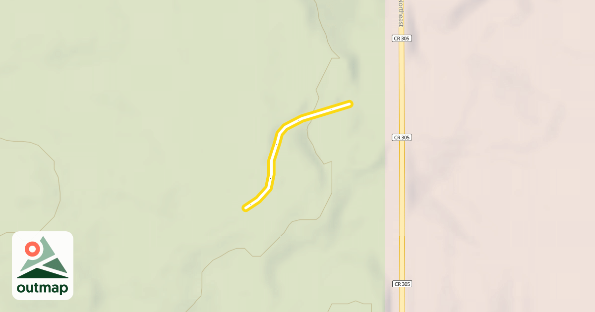 Map of Blue Trail