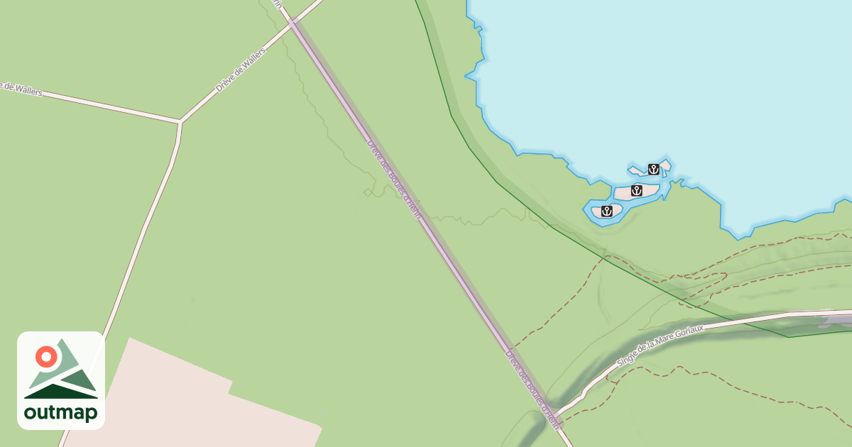 Map of Trouée d'Arenberg