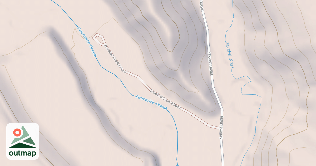 Map of SNOWBALL CRK E