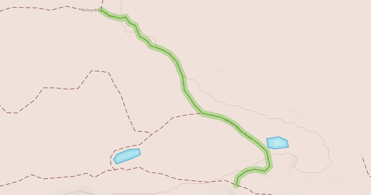 Map preview of Wiley Blue Trail