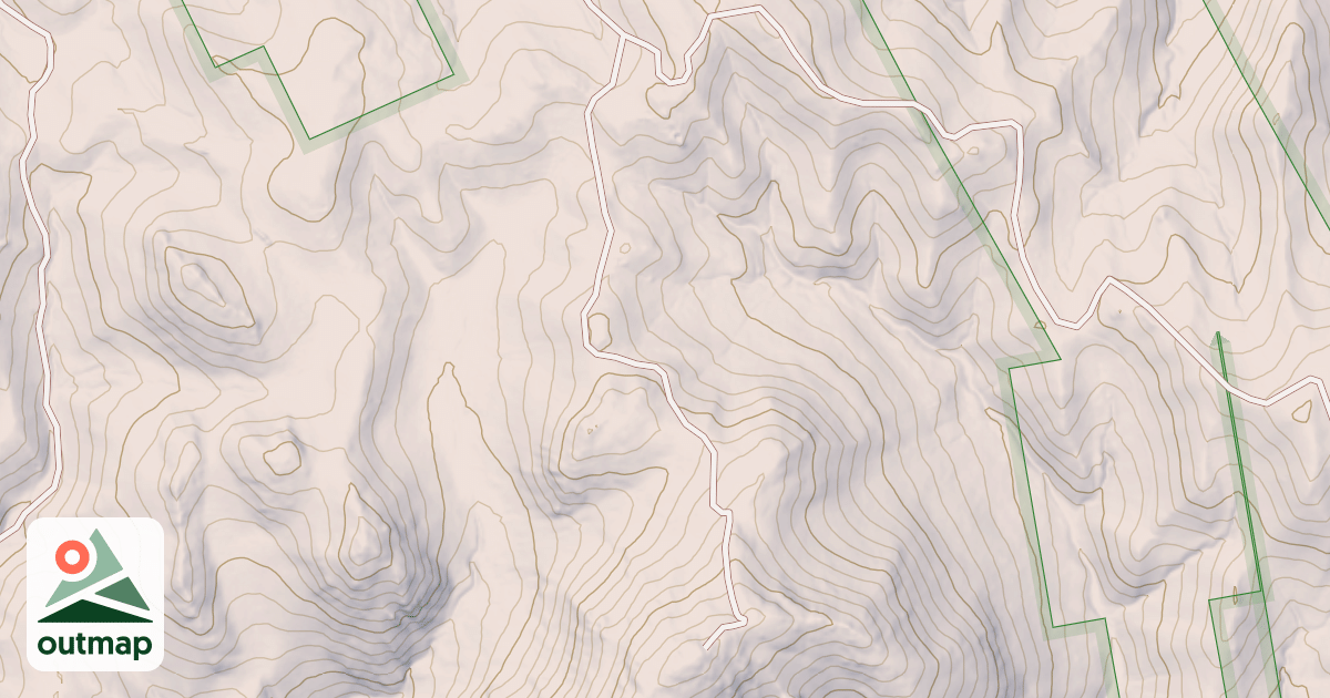 Map of CASTLE PEAK