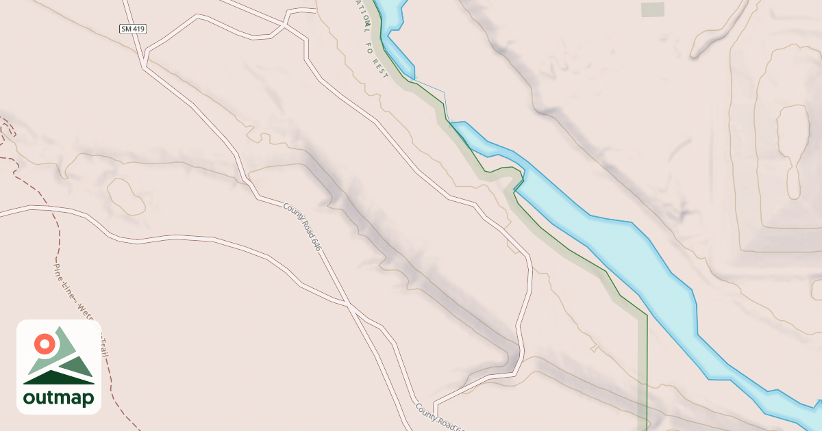 Map of JUNIPER LINK SPUR BA