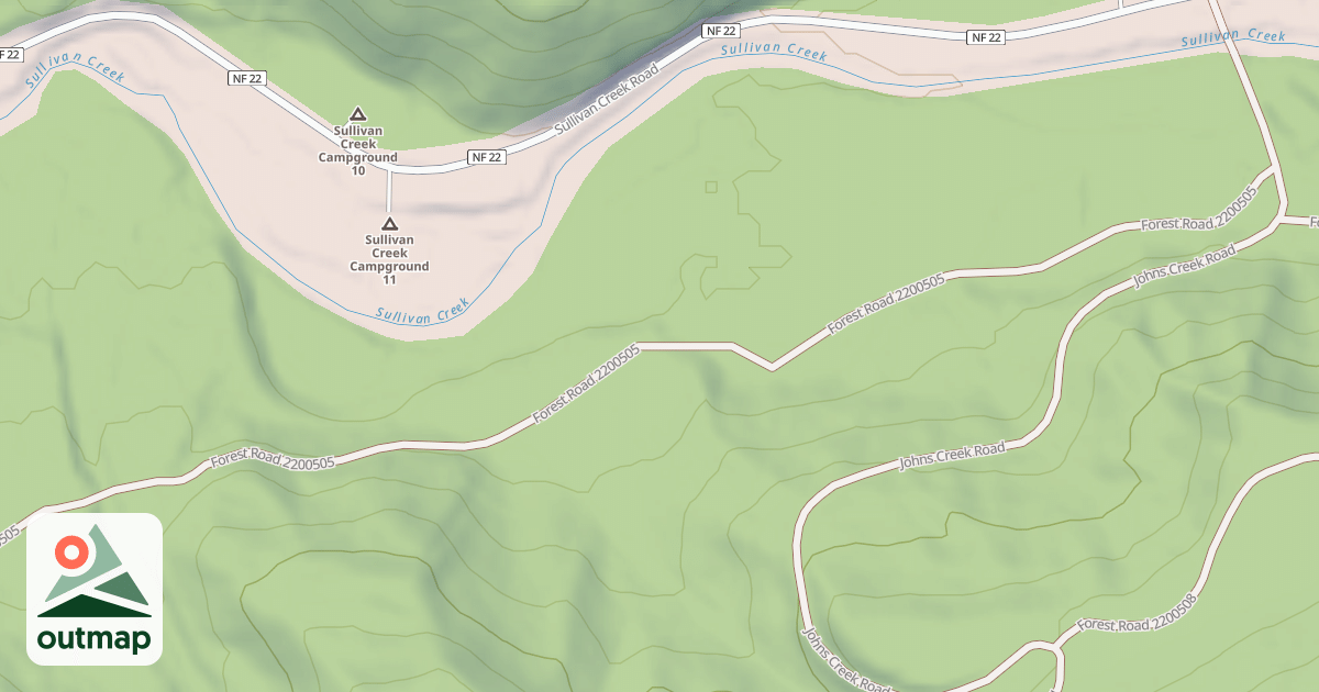 Map of USFS Motor Vehicle Use Map Roads {985E0A43-AE8E-482F-B025-CA44DFF8AD6F}