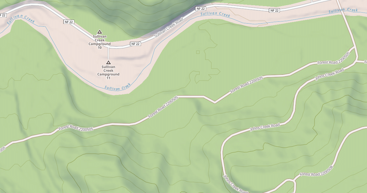 Map preview of USFS Motor Vehicle Use Map Roads {985E0A43-AE8E-482F-B025-CA44DFF8AD6F}