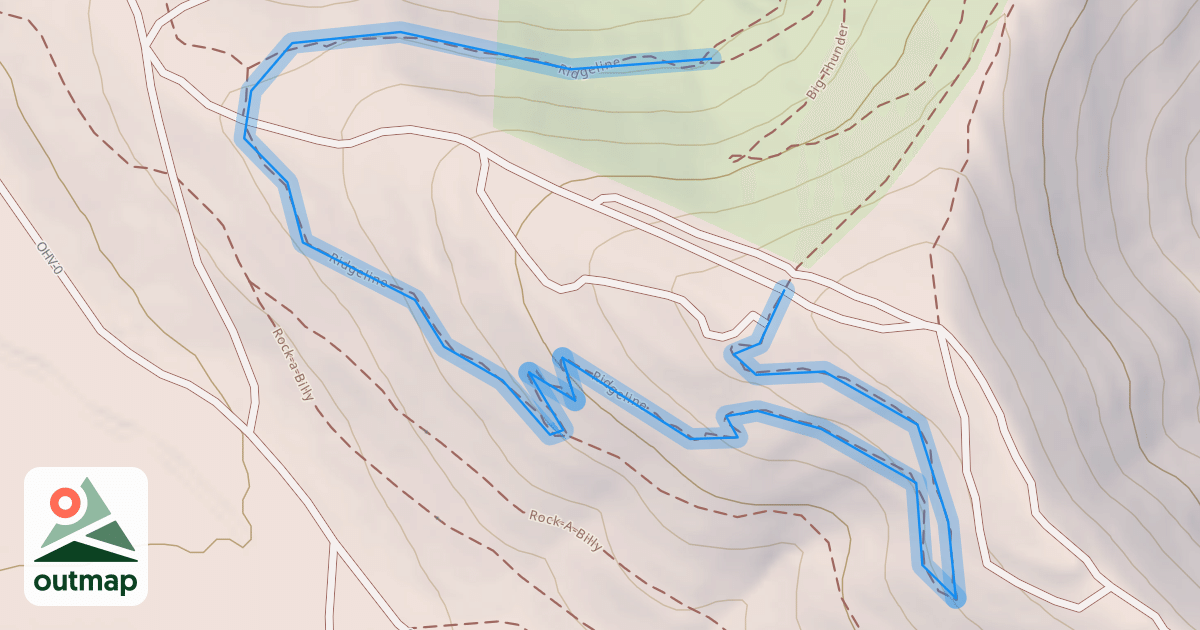 Map of Ridgeline Trail