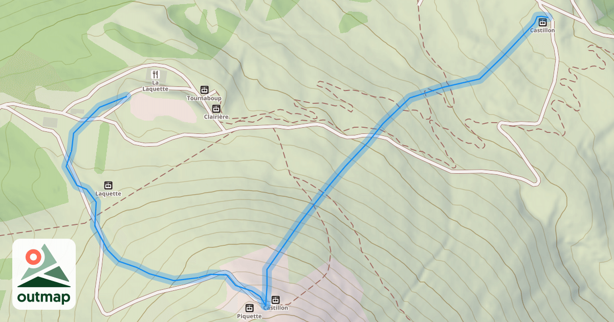Map of Castillon