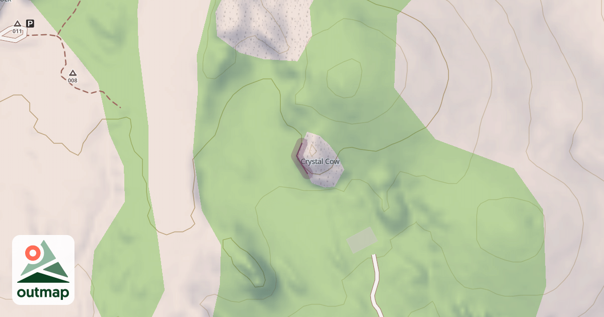 Map of Crystal Cow