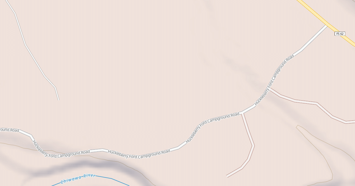 Map preview of HUCKLEBERRY FORD CAMPGROUND