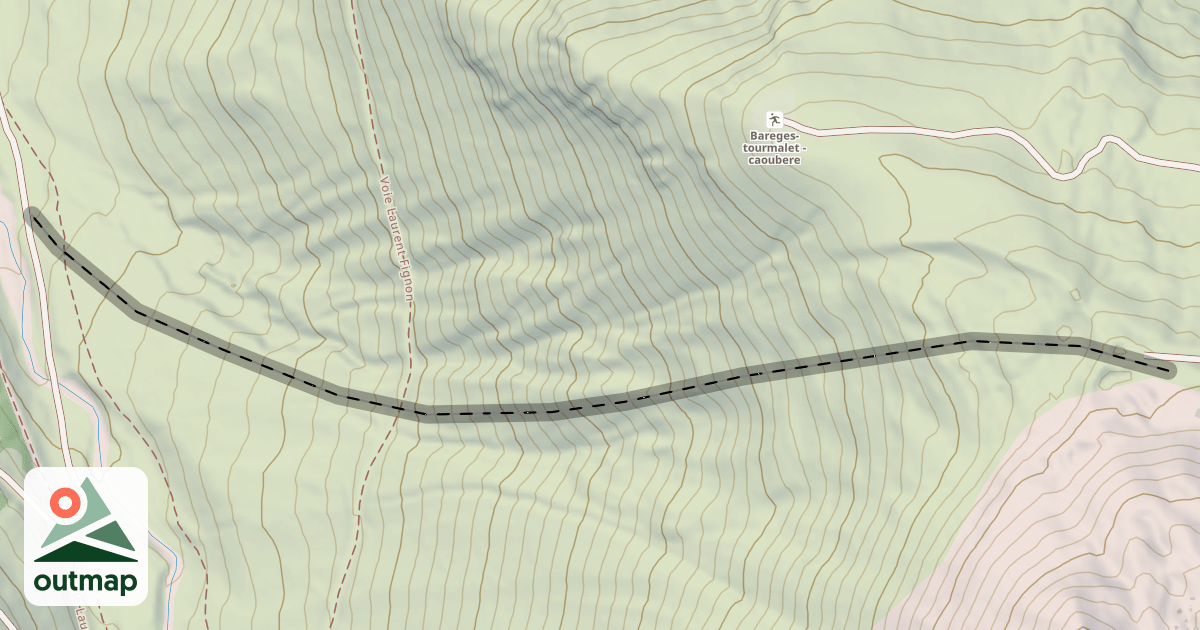 Map of Caoubère