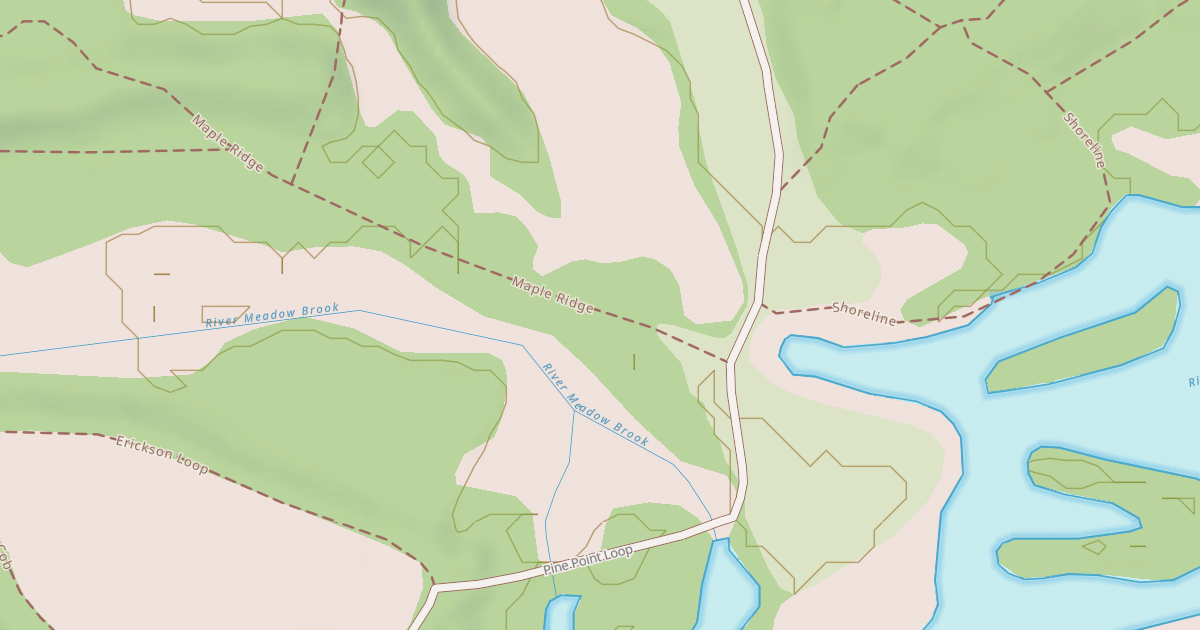 Map preview of Maple Ridge Trail