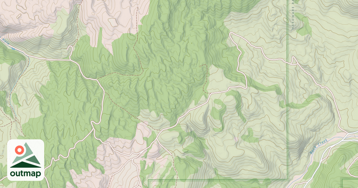 Map of MAHOGANY ROAD