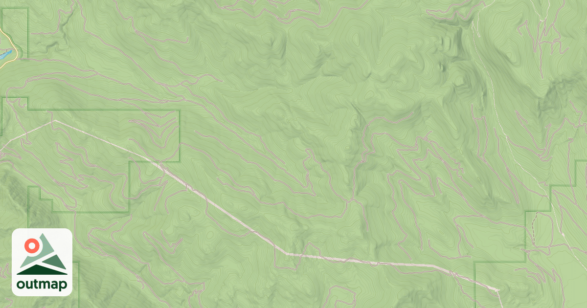 Map of CANYON CR W DRY FK