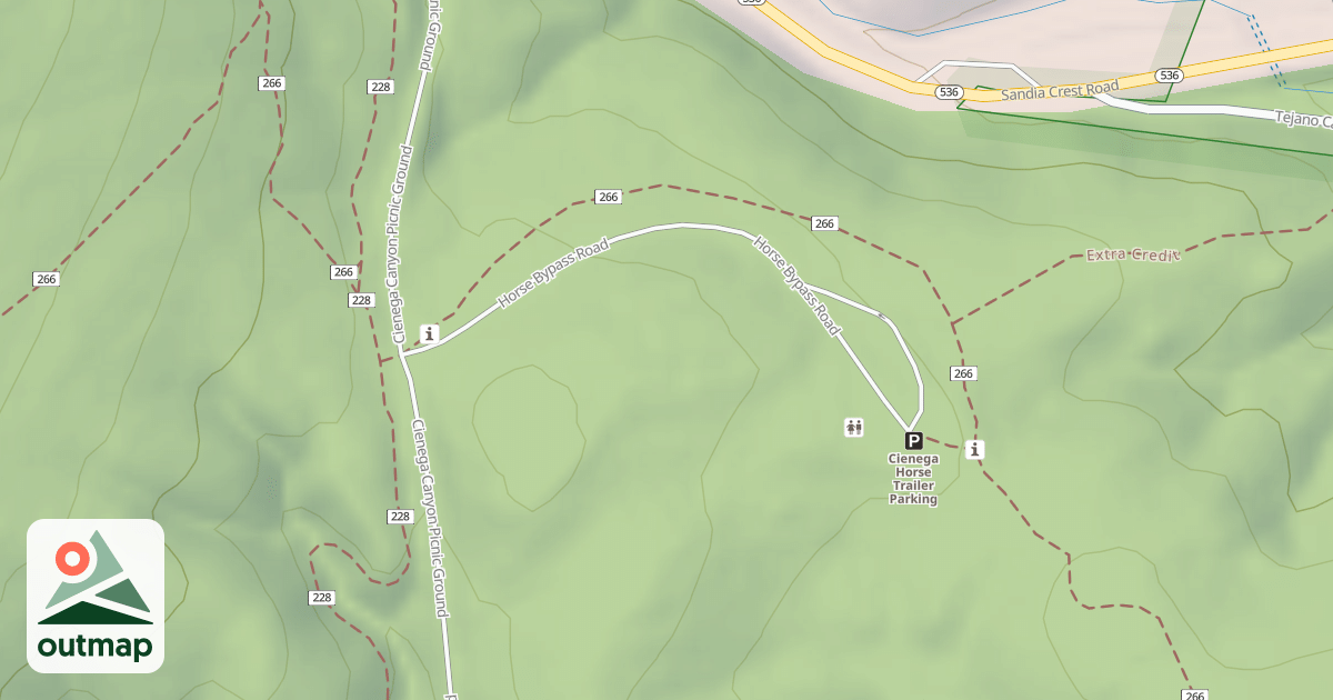 Map of CIENEGA HORSE PARKING
