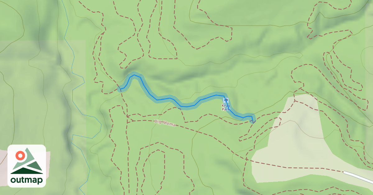 Map of Krug Park Trail